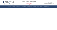 Desktop Screenshot of ideonpackaging.com