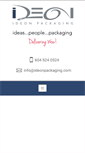 Mobile Screenshot of ideonpackaging.com